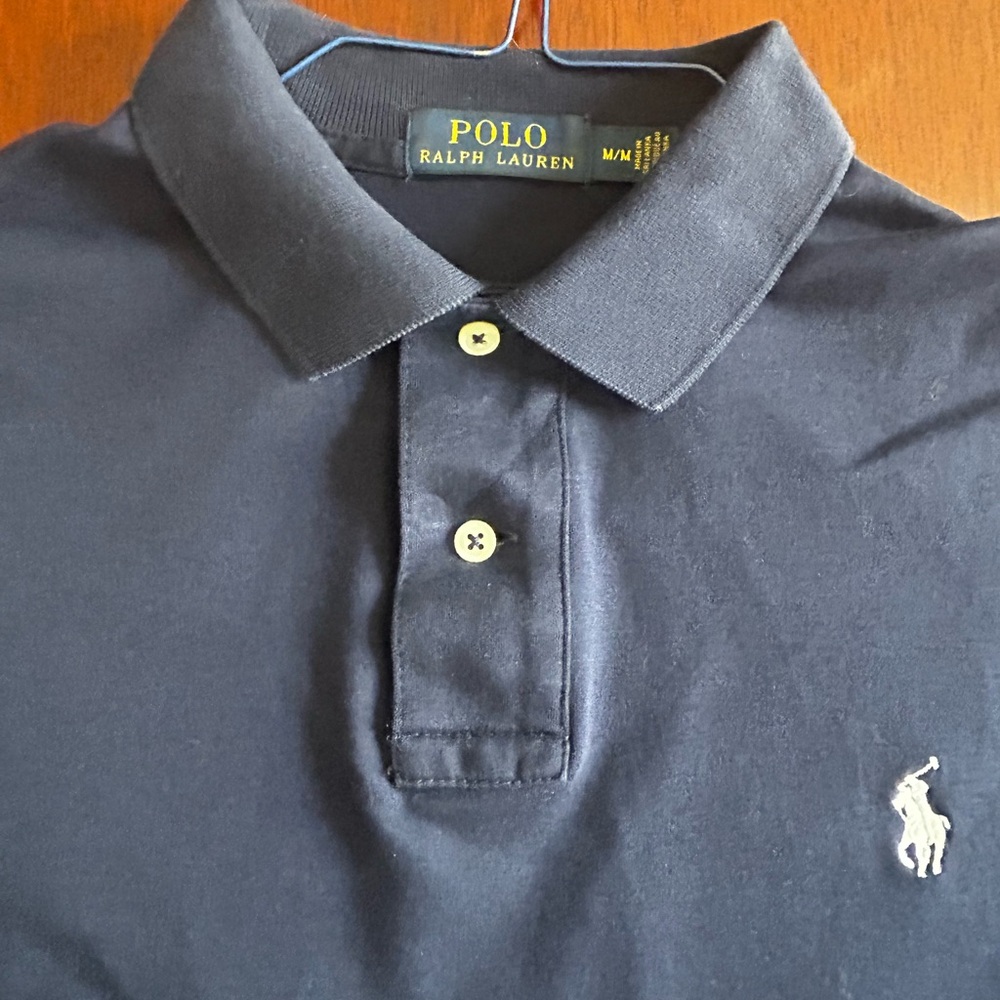 Ralph Lauren Men's Navy short sleeve Polo Shirt - Picture 2 of 6